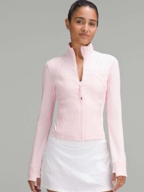 Lululemon Cropped Define Jacket. Strawberry Milkshake, size 12.